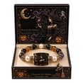 thumbnail image 1 of Halloween Beaded Bracelet with Gift Box Stretch Glass Mix Jewelry for Women Girls Birthday Present Packaging, 1 of 1