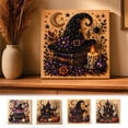 thumbnail image 1 of Halloween Beaded Pearl Art DIY Kit 7.9x7.9 inch Special Shaped Beads & Embossed Texture for Beginners Fall Home Decoration Seasonal Party Activity & Handmade Gift by MPOISVA, 1 of 8