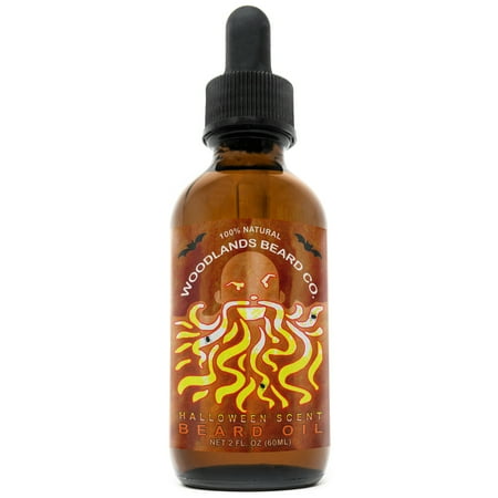 Halloween Beard Oil with Pumpkin Spice Scent from Woodlands Beard Co. (2oz)