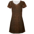 thumbnail image 1 of Halloween Beaver Costume All Over Juniors Beach Cover-Up Dress Multi LG, 1 of 2