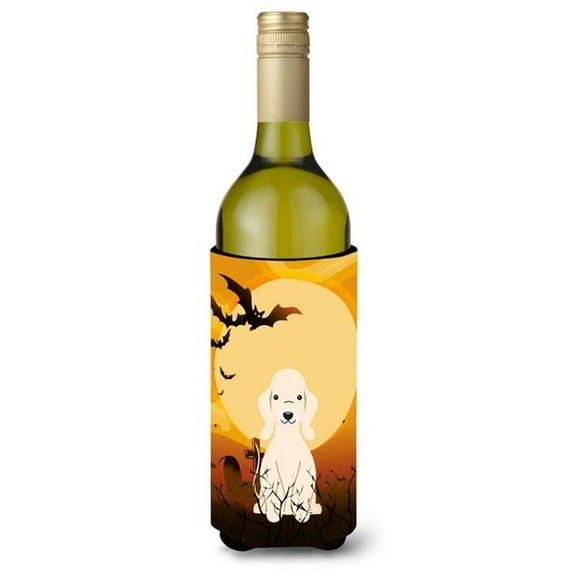 Halloween Bedlington Terrier Sandy Wine Bottle Beverge Insulator Hugger