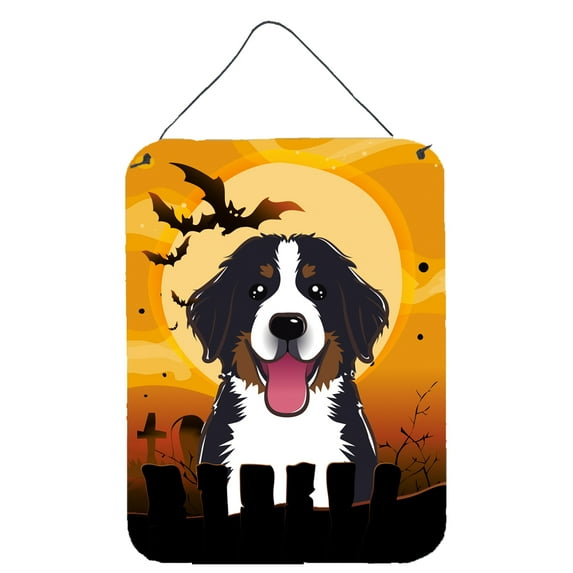 Halloween Bernese Mountain Dog Wall or Door Hanging Prints