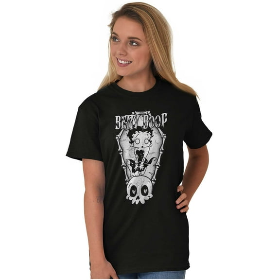 Halloween Betty Boop Undead Zombie Women Plus Size Graphic Tee Tees Brisco Brands 2X
