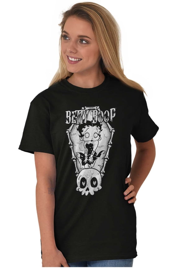 Halloween Betty Boop Undead Zombie Women's Graphic T Shirt Tees Brisco Brands S