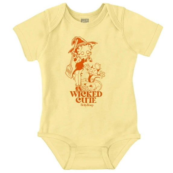 Halloween Betty Boop Wicked Cute Bodysuit Jumper Girls Infant Baby Brisco Brands NB