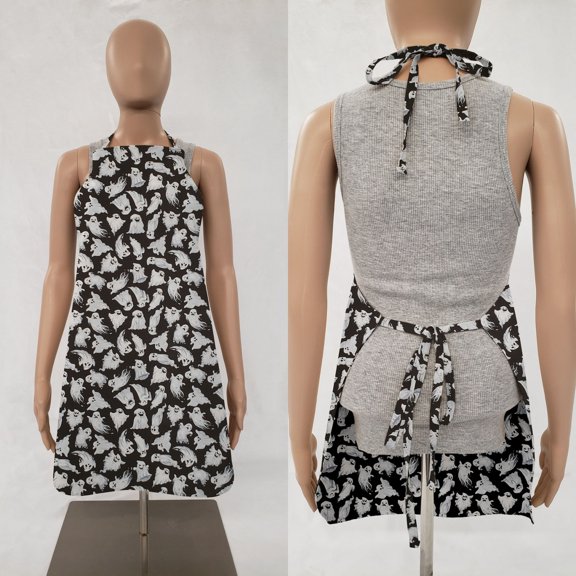 Halloween Bib Apron by Penny's Needful Things (Ghosts)