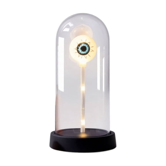 Halloween Big Eye Night Light, Battery Operated Spooky Eyeball Desktop Lamp Glowing Atmosphere Prop for Party Table Decoration