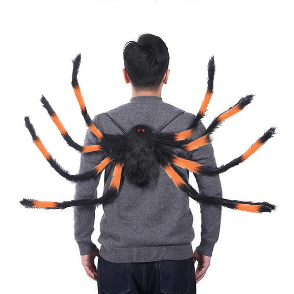 Halloween Big Spider New Creative Costume Party Props Kids Colorful Backpack Toy