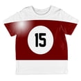 thumbnail image 1 of Halloween Billiard Pool Ball Fifteen Costume Toddler T Shirt Multi 4T, 1 of 2