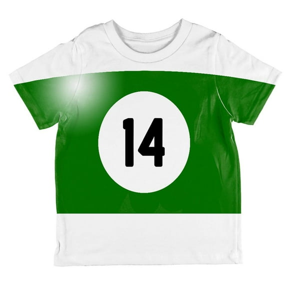 Halloween Billiard Pool Ball Fourteen Costume Toddler T Shirt Multi 6T