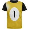 thumbnail image 1 of Halloween Billiard Pool Ball One Costume Mens Black Back T Shirt Multi SM, 1 of 2
