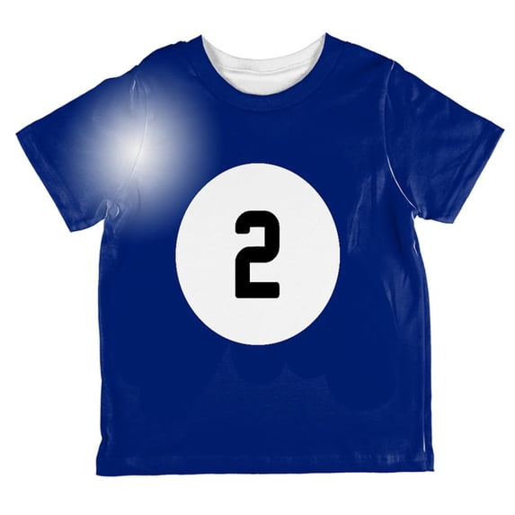 Halloween Billiard Pool Ball Two Costume Toddler T Shirt Multi 4T