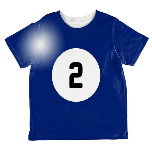 Halloween Billiard Pool Ball Two Costume Toddler T Shirt Multi 6T