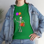 Halloween Birthday Party Outfit Skeleton Birthday Party T-shirt