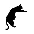thumbnail image 1 of Halloween Black Cat Door Frame Corner Signs, Fun Household Decoration for Mom's Gifts, 1 of 6