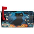 thumbnail image 1 of Halloween Black Cat Mailbox Covers Magnetic Standard Size Waterproof Mailbox Wraps Post Letter Box for Courtyard Garden Yard Fence Decor 21x18 in, 1 of 6