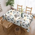 thumbnail image 1 of Halloween Black Cat Tablecloth Rectangular 60" X 84", Halloween Decorations - Waterproof Wipeable Halloween Table Cloth Cover for Party Picnic Dinner Halloween Decor, 1 of 6