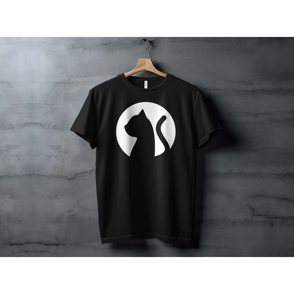 Halloween Black Cat at Moon Gift T-Shirt, Halloween T-Shirt, Witch T-shirts, Halloween Costumes Lover T Shirt Halloween Season Tshirt