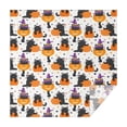 thumbnail image 1 of Halloween Black Cats with Pumpkins and Witch Hats Square Tablecloth,Waterproof Square Table Cover,Wipeable Spillproof Washable Table Cover for Home Kitchen Party Decor 60"x60"(152x152cm), 1 of 6