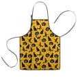thumbnail image 1 of Halloween Black Cats Witches and Pumpkins Kids Aprons for Girls and Boys,Adjustable Neck Strap Toddler Aprons for Kids Cooking Baking,23.6"x19", 1 of 7