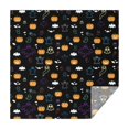 thumbnail image 1 of Halloween Black Colorful Ghosts and Pumpkins Square Tablecloth,Waterproof Square Table Cover,Wipeable Spillproof Washable Table Cover for Home Kitchen Party Decor 52"x52"(132x132cm), 1 of 6