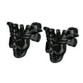 thumbnail image 1 of Halloween Black Earrings for Men/Women Scorpion/Teeth/Sunlight/Beetle/Crown Skull/Smiling Skeleton Crown Hypoallergenic Stud Earrings Jewelry for Gift Clearance, 1 of 6