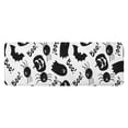 thumbnail image 1 of Halloween Black Ghosts Bats and Pumpkins Kitchen Rug Mat,Kitchen Runner Rugs Non Skid Washable,Decorative Kitchen Floor Mats for Kitchen,Sink,Laundry,17"x47.2", 1 of 7