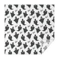 thumbnail image 1 of Halloween Black Ghosts with Boo Square Tablecloth,Waterproof Square Table Cover,Wipeable Spillproof Washable Table Cover for Home Kitchen Party Decor 52"x52"(132x132cm), 1 of 6