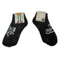 thumbnail image 1 of Halloween Black Grey "Boo Time" Jack-O-Lantern Low Cut Socks, Shoe Size 5-9, Sock Size 9-11, 1 of 1