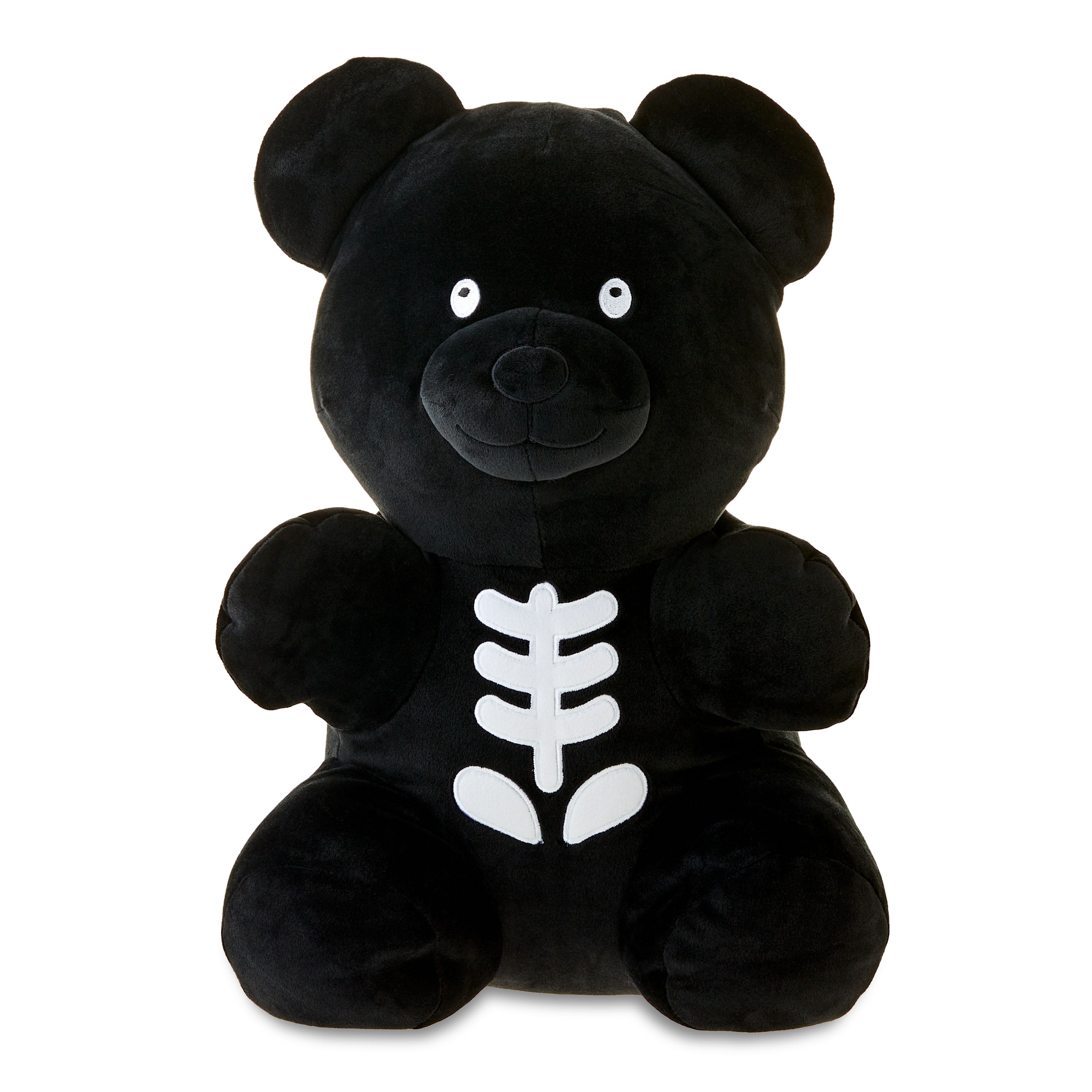 Halloween Black Gummy Bear Plush 16 in by Way To Celebrate Walmart