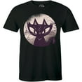 thumbnail image 1 of Halloween Black Kitty Funny Cat Lover Gift Men's T-Shirt, 1 of 4