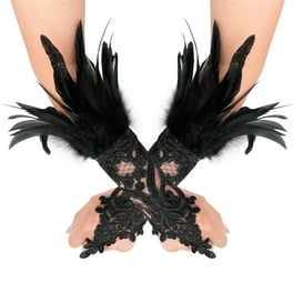 Feather Raven Black Pirate Costume Accessory