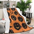 thumbnail image 1 of Halloween Black Pumpkins and Bats Blanket,Comfortable Soft Flannel Throw Blanket,All Season,Warm Lightweight Blankets for Sofa Bed Couch Living Room Chair,50"x60", 1 of 4