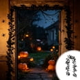 thumbnail image 1 of Halloween Black Rose Garland Artificial Flower Decor Plastic Vine Garland for Seasonal Holiday Decorations Mantel Doorway Staircase Party Backdrop Spooky Decor, 1 of 6