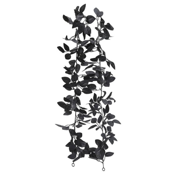 Halloween Black Rose Vine for Home Party Decoration