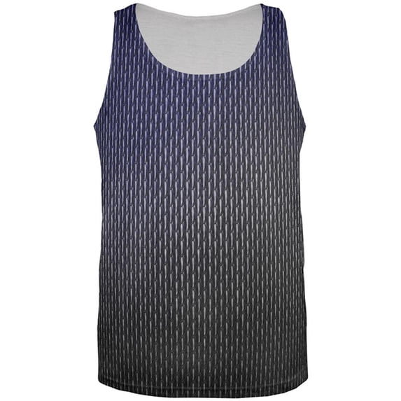 Halloween Black Shadow Dragon Scales Costume All Over Mens Tank Top Multi 3X-LG
