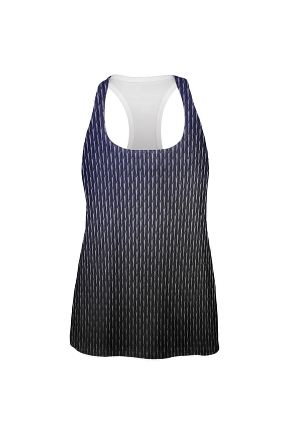 Halloween Black Shadow Dragon Scales Costume All Over Womens Work Out Tank Top Multi LG