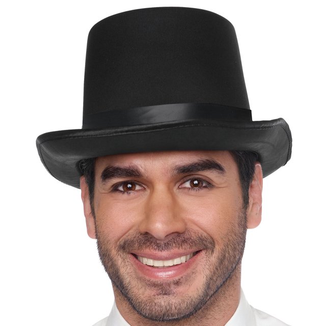 Halloween Black Top Hat Costume Accessory, by Way To Celebrate