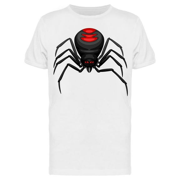 Halloween Black Widow Spider T-Shirt Men -Image by Shutterstock, Male 3X-Large