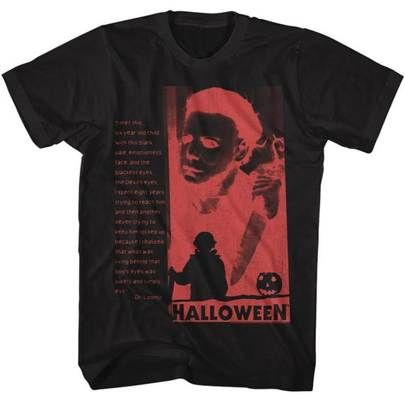 Halloween Blackest Eyes Black Adult S/S Tshirt 4Xl