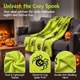 thumbnail image 1 of Halloween Blanket 39.4x27.6in Cozy Flannel Blanket Halloween Themed for Office Nap by OVFUIZ, 1 of 7