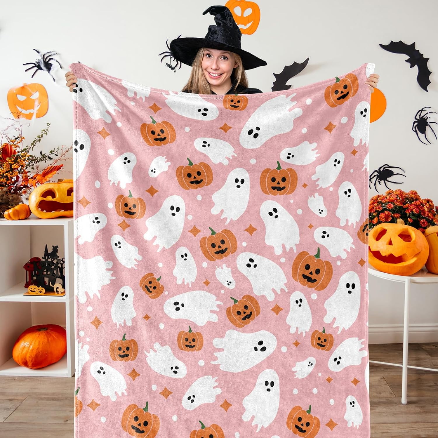 Vintage halloween blanket clearance