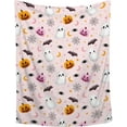 thumbnail image 1 of Halloween Blanket Gifts - Cute Ghost Pumpkin Blanket - Halloween Decor Blanket for Couch,Sofa,Bed,Living Rooms - Halloween Ghost Blanket Gifts for Girls Boys - 40"x50"-Kids/Throw Size, 1 of 5
