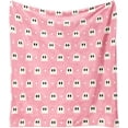 thumbnail image 1 of Halloween Blanket,Halloween Pink Polka Dots Spooky Ghost Fleece Blankets, for Women Flannel Throw Blanket for Home Living Room Couch Bed Chair or Dorm Decor 60"x50", 1 of 7