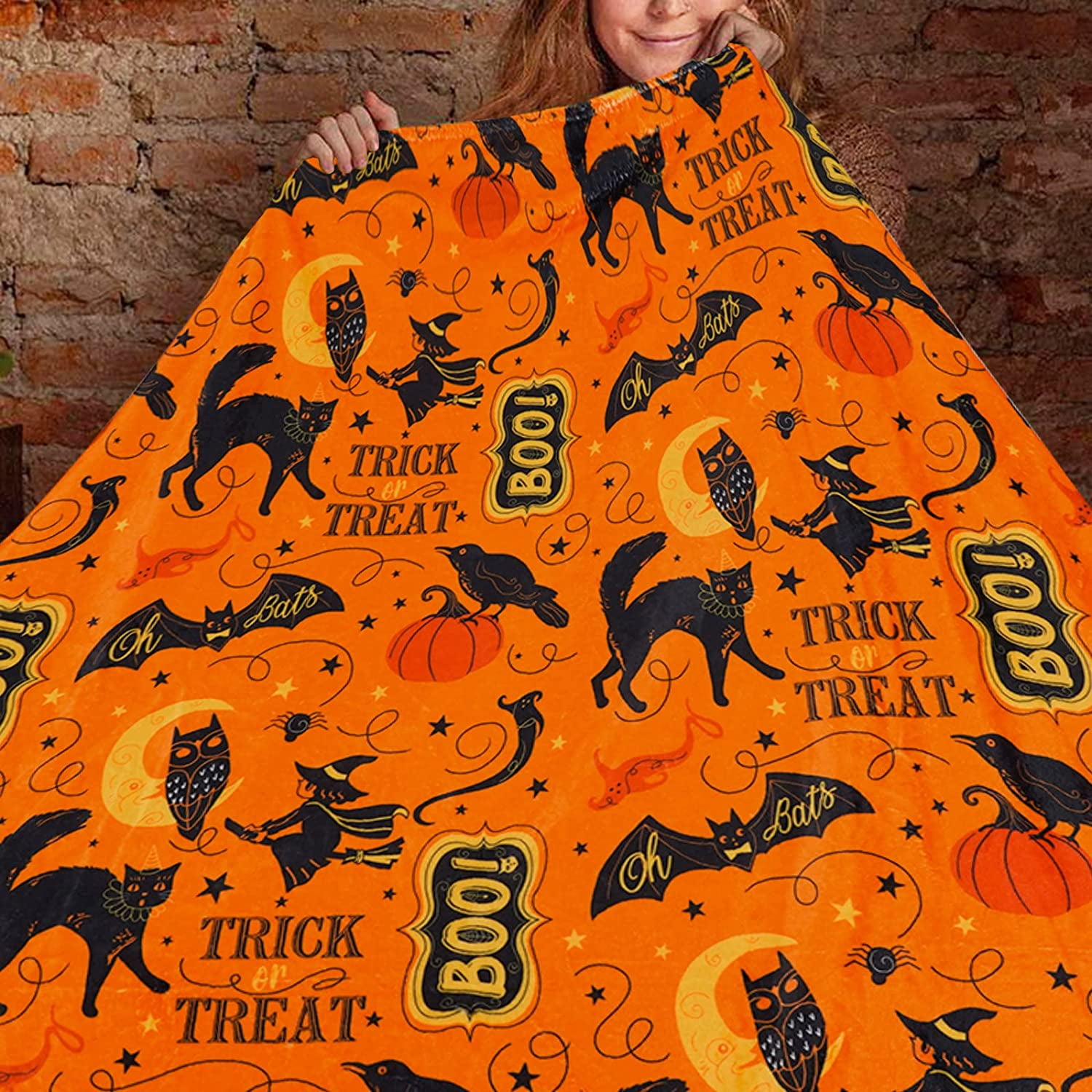 Halloween Blanket Haunted Halloween Throw Blankets Black Spider s