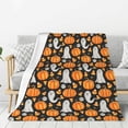 thumbnail image 1 of Halloween Blanket Throw Blanket for Couch Sofa and Bed, cute ghost halloween Halloween Plush Throw Blanket, Halloween Decor Fuzzy Cuteness Comfy Flannel Blanket, 1 of 7