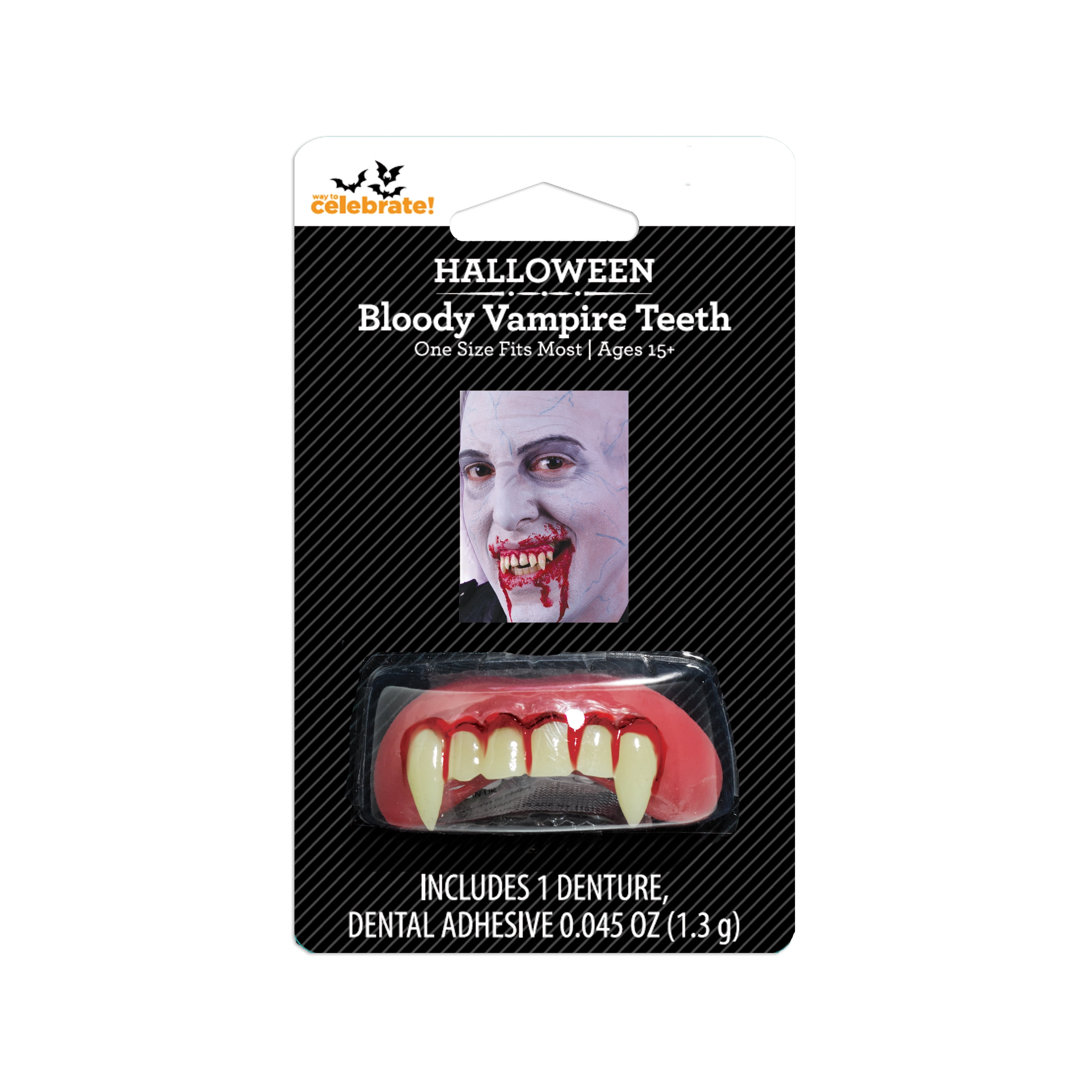 Halloween Bloody Vampire Teeth Halloween Costume Accessory, By Way to