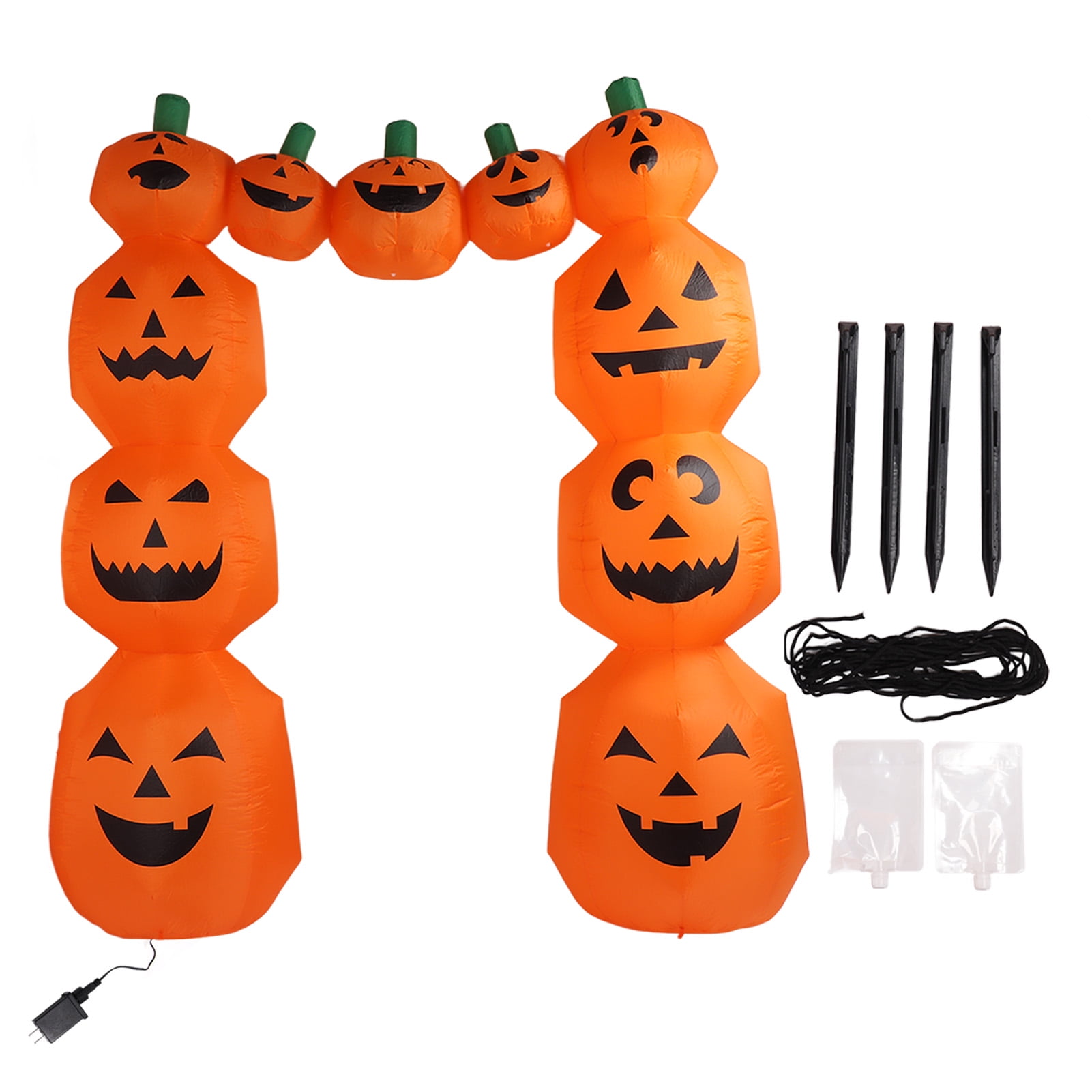 Halloween Blow Up Pumpkin Archway, Colorfast High Brightness Tear IP44