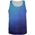 thumbnail image 1 of Halloween Blue Ice Dragon Scales Costume All Over Mens Tank Top Multi 2XL, 1 of 2