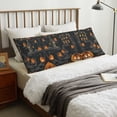 thumbnail image 1 of Halloween Body Pillow Cover, Halloween Skeleton Spider Halloween Decorations Body Pillow Cases with Zipper Soft Smooth Skin Friendly Long Pillow Case 20x54 inches, 1Pcs, 1 of 6